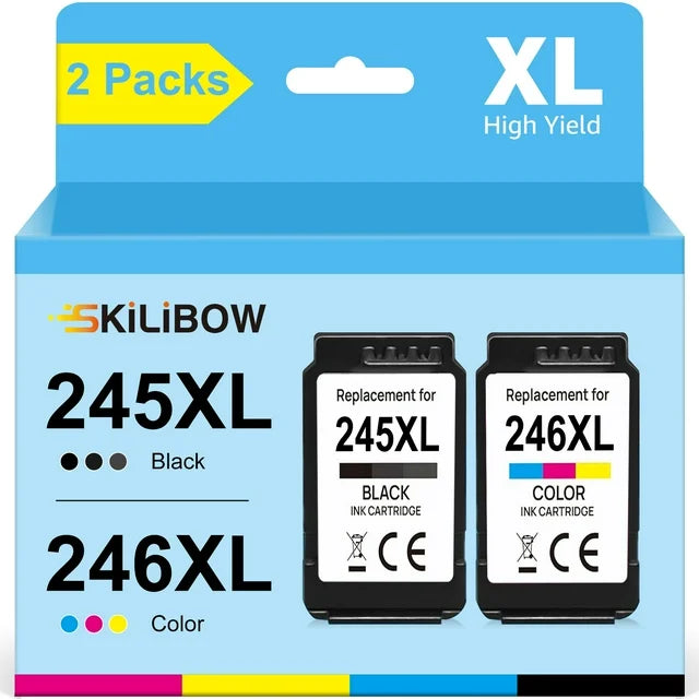 245XL Ink Cartridge for Canon(2 Pack)