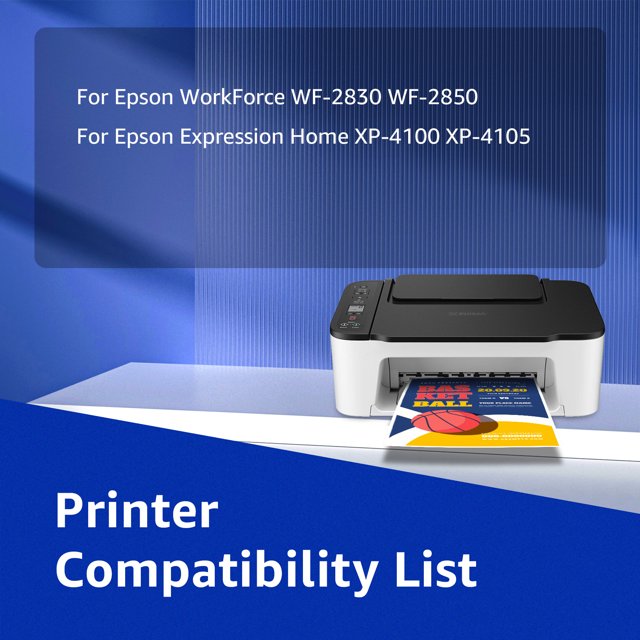 212XL Ink Cartridges Epson 212 Ink Cartridges  2830 XP-4100 WF-2850 Printer 5-Pack (2 Black Cyan Magenta Yellow)