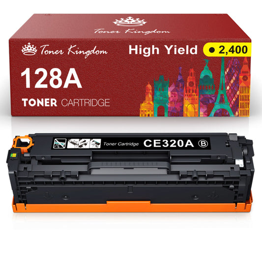 128A Black Toner Cartridge TonerkingdomBlack 1-Pack