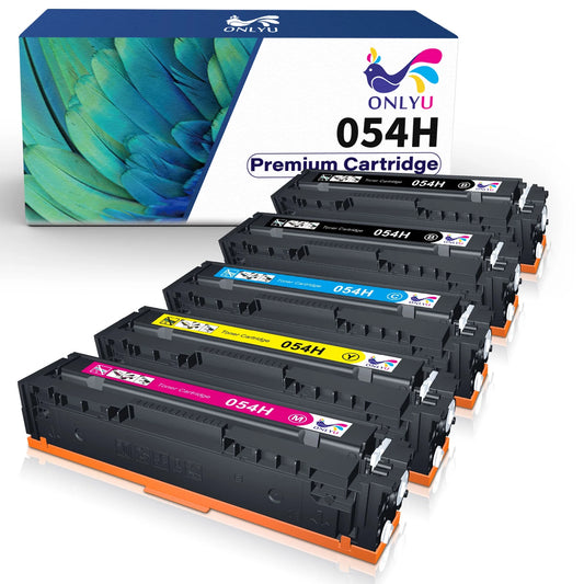 054H 054 Toner Cartridges Replacement for Canon Printer(2Black, Cyan, Magenta, Yellow)