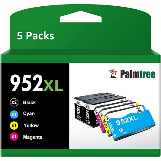 952 952 XL Ink Cartridge Replacement for 952  8720 8210 8216 8745 Printer Ink (2 Black, Cyan, Magenta, Yellow)