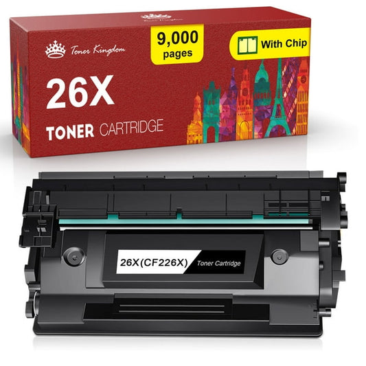 26X CF226X Toner for HP 26X CF226X Pro M402n M402dn M426 M402d M402dw Laser Jet MFP M426fdw M426fdn M402 M426dw Printer Ink (Black, 1-Pack)