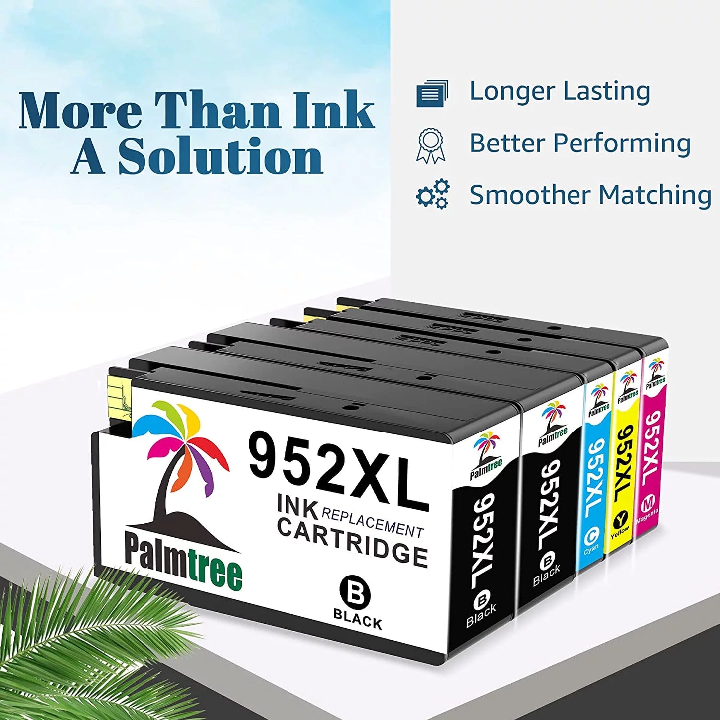 952 952 XL Ink Cartridge Replacement for 952  8720 8210 8216 8745 Printer Ink (2 Black, Cyan, Magenta, Yellow)