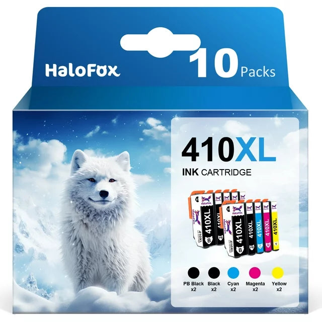 410XL Ink Cartridges Replacement for Epson Expression( 10 Pack)