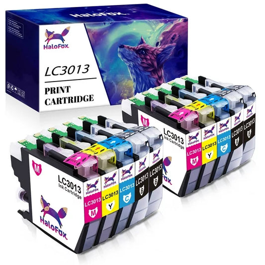 Halofox Ink Cartridge Replacement for Brother Printer (4 Black, 2 Cyan, 2 Magenta, 2 Yellow)