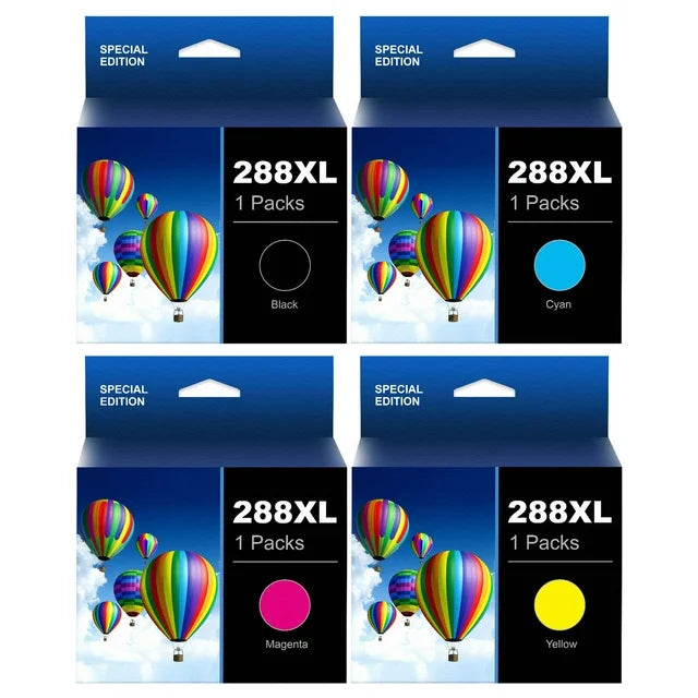 288XL 288 Ink Cartridge Replacement for Epson 330 XP-340 XP-430 XP-446 XP-434 Printer(4 Pack)