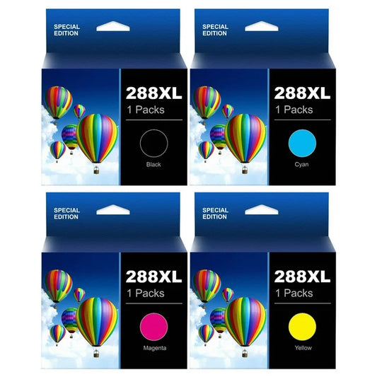 288XL 288 Ink Cartridge Replacement for Epson 330 XP-340 XP-430 XP-446 XP-434 Printer(4 Pack)