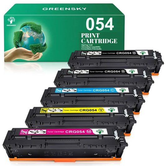 054 Toner 054H Black High Yield Toner MF642Cdw LBP622Cdw MF641Cw MF644 MF642 Printer (5 Pack)