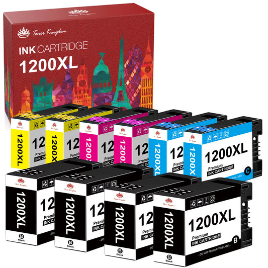 10-Pack Canon Maxify 1200 Ink Cartridge for Canon Printer (Black, Cyan, Magenta, Yellow)