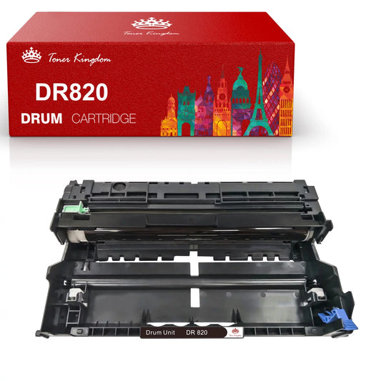 DR820 DR-820 Drum Unit Toner Kingdom Compatible Replacement for Brother Printer (1 Black)