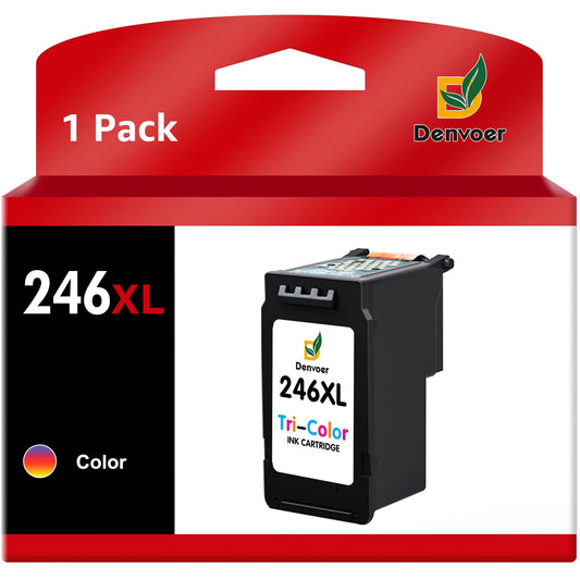 246XL Ink Cartridge for Canon 245 XL 246XL  246XL 245 246 XL PG243 CL244 with TR4520 MX490 MX492 MG2522 TS3322 TS3120 (1 Color )