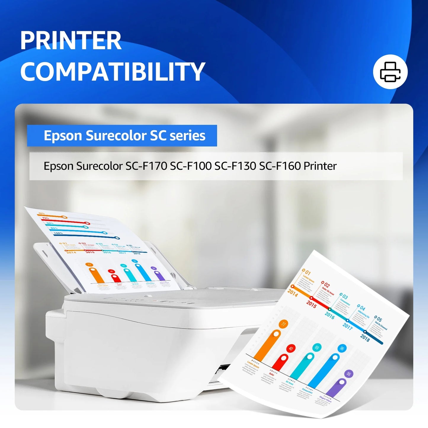 C13S210125 SC23MB S2101 Maintenance Box for Epson Surecolor SC-F170 SC-F100 SC-F130 SC-F160 Printer Waste Ink Tank (1 Pack)