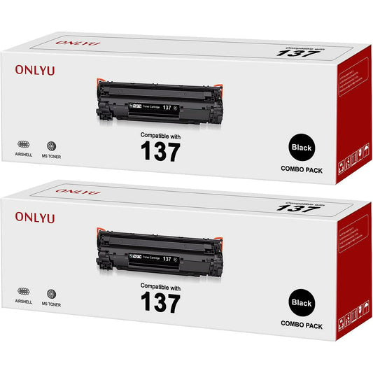 CRG137 137 Toner Compatible Replacement for Canon Printer 2 Pack