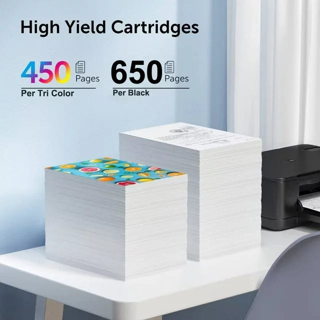 64XL 64 Ink Cartridge for HP Printer (1 Pack)