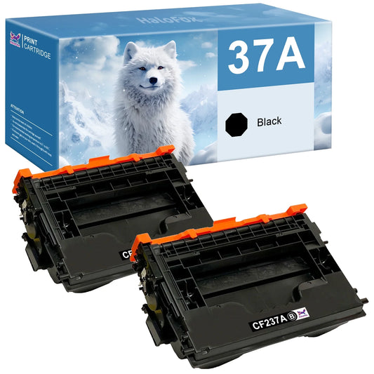 37A CF237A Black Toner Cartridge for HP(Black 2-Pack)