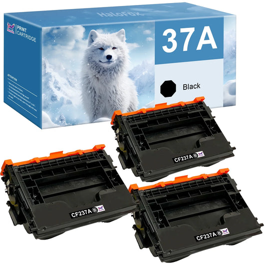 37A CF237A Black Toner Cartridge for HP(Black 3-Pack)