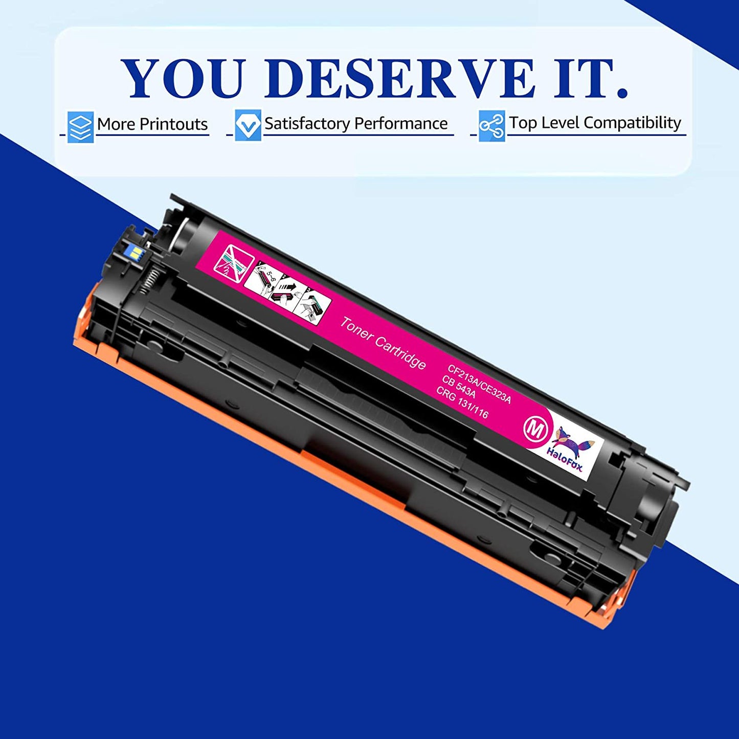 131A CF210A 131X CF210X Toner Cartridge Replacement for HPr(Black,Cyan,Magenta,Yellow,4 Pack)