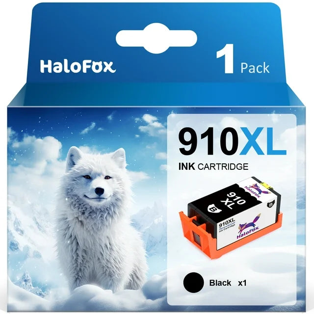 910 XL Black Ink 910 Black Ink Cartridge 8035 8028 8010 8015 8018 8022 Printer (1 Pack HP 910 XL Ink Cartridge)