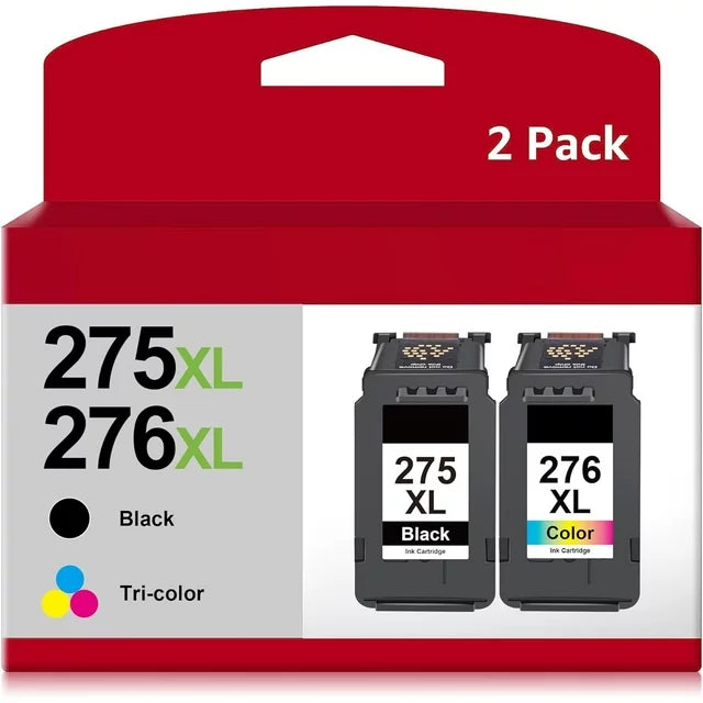 PG-275XL CL-276XL Ink Cartridge Black and Tri-Color 275 275/276 Ink Replacement for Canon Printer