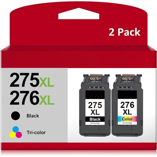 PG-275XL CL-276XL Ink Cartridge Black and Tri-Color 275 275/276 Ink Replacement for Canon Printer