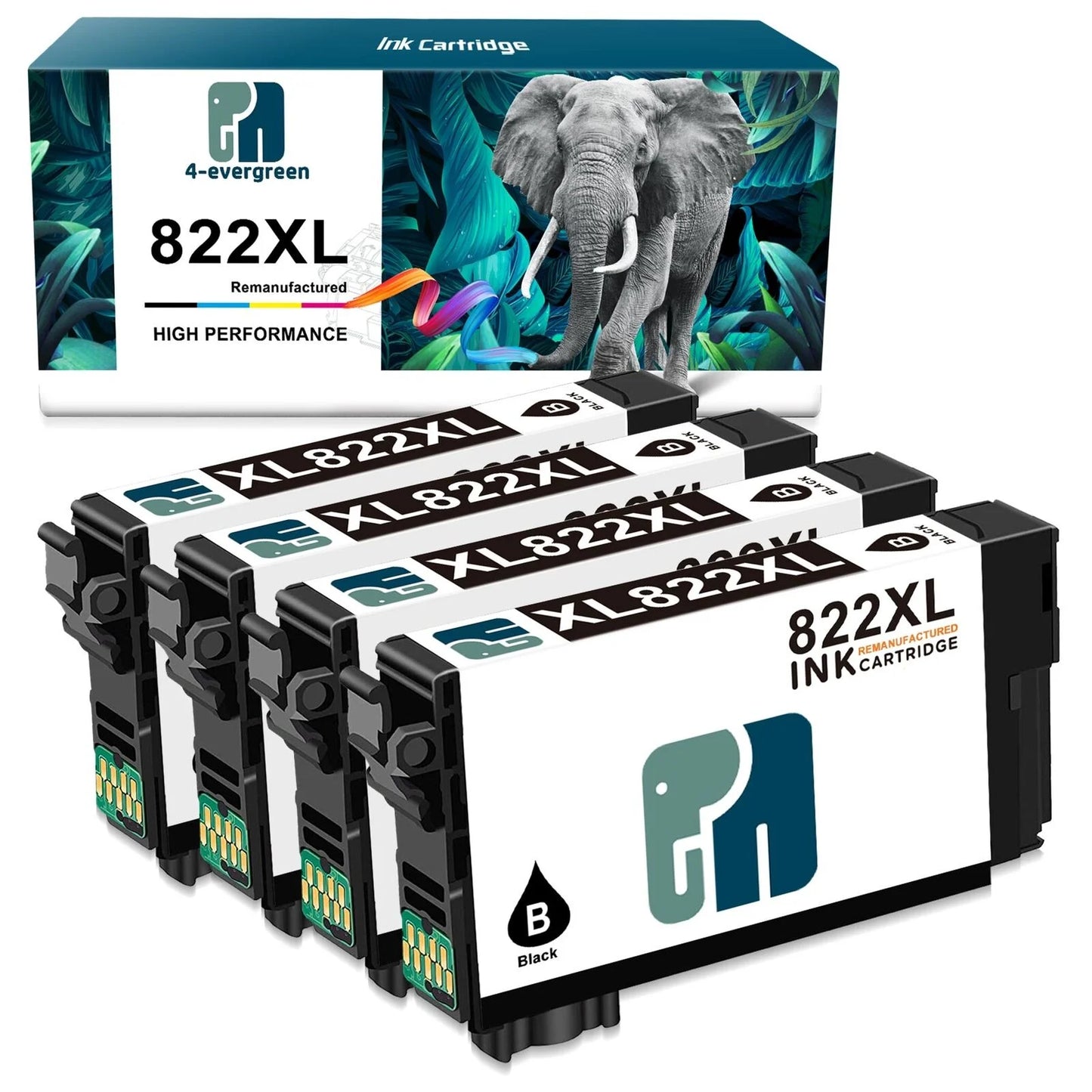 822 Ink Cartridge for Epson Printer (4-Black)