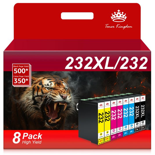 232XL T232XL ink cartridge for Epson Printer 232 ink(2 Black,2 Cyan,2 Magenta,2 Yellow)