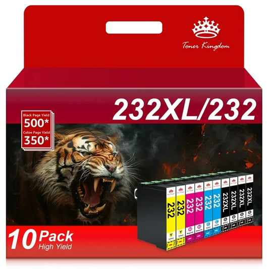 232XL Ink Cartridges for Epson Printer (4 Black,2 Cyan,2 Magenta,2 Yellow)