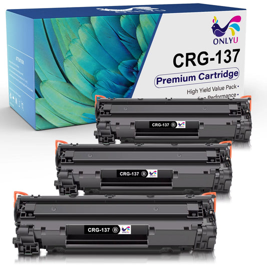 137Toner Cartridge CRG137 Toner Cartridge Replacement for Canon Printer (Black,3 Pack)