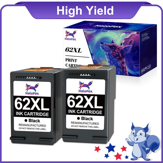 62XL black ink cartridge (2 Pack)