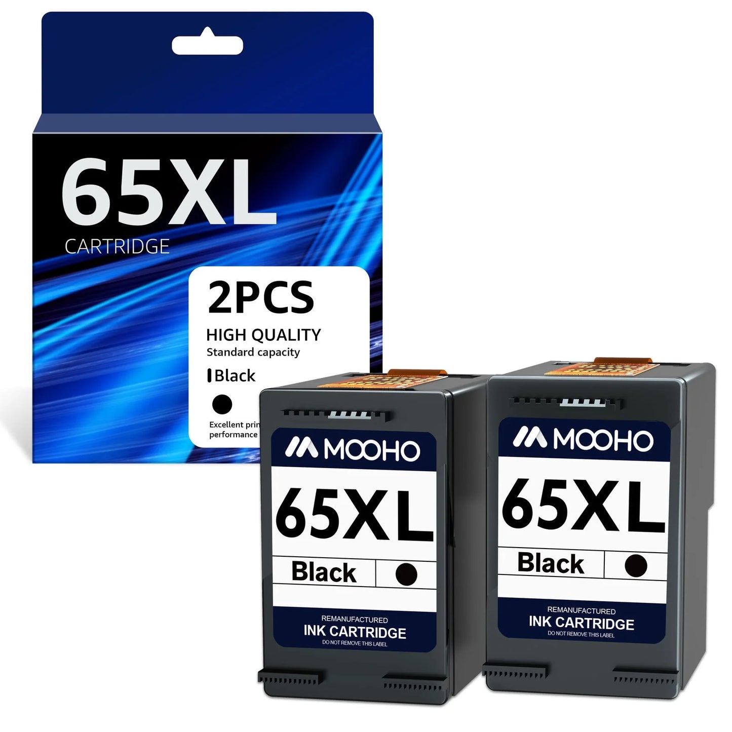 65XL Ink Cartridge for HP(2 Black)