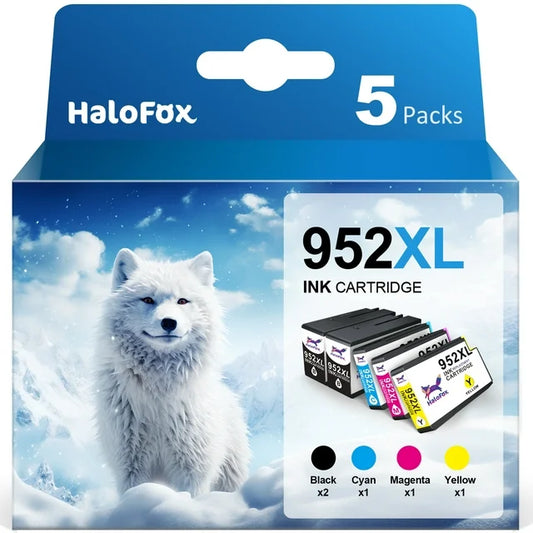 HP 952XL HP 952XL Ink HP 952XL Ink  8730 8740 8216 8725 8700 Printer (2 Black, 1 Cyan, 1 Magenta, 1 Yellow, 5 Packs)