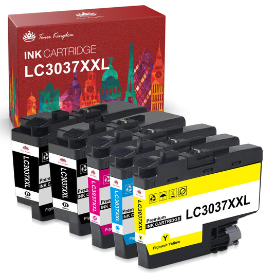 Tonerkingdom Compatible Ink Cartridge 3037J5945DW,MFC-J6545DW,MFC-J6545DW XL and MFC-J6945DW (BK/C/M/Y)