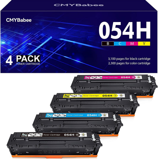 CMYBabee Compatible Toner Cartridge Replacement for Canon Cartridge 054 054H