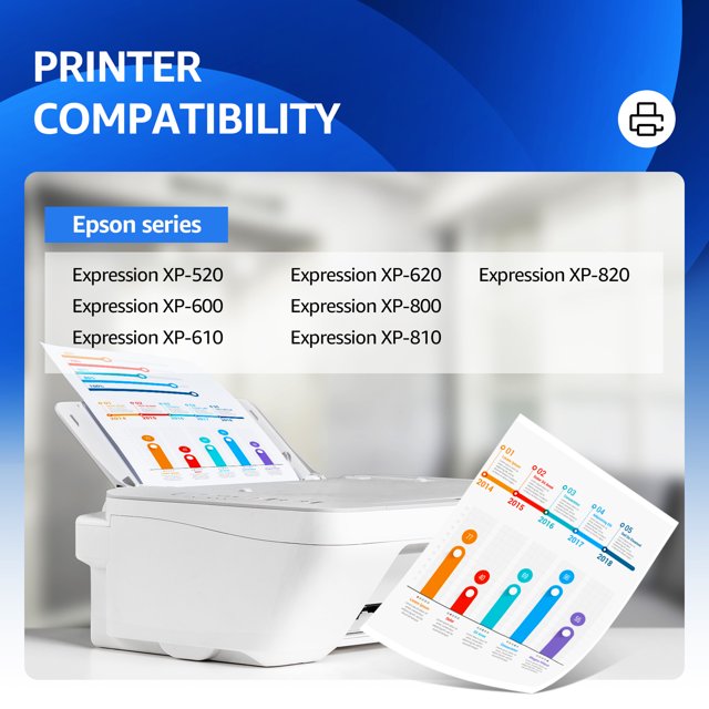 273XL Ink Cartridge High Capacity 273 XL Ink  XP810 XP800 XP620 XP610 XP600 XP520 Printer Tray (BCMYPB, 5-Pack)