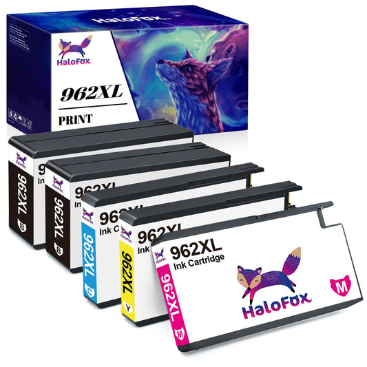 962XL Ink Cartridge (2 Black 1 Cyan 1 Magenta 1 Yellow)