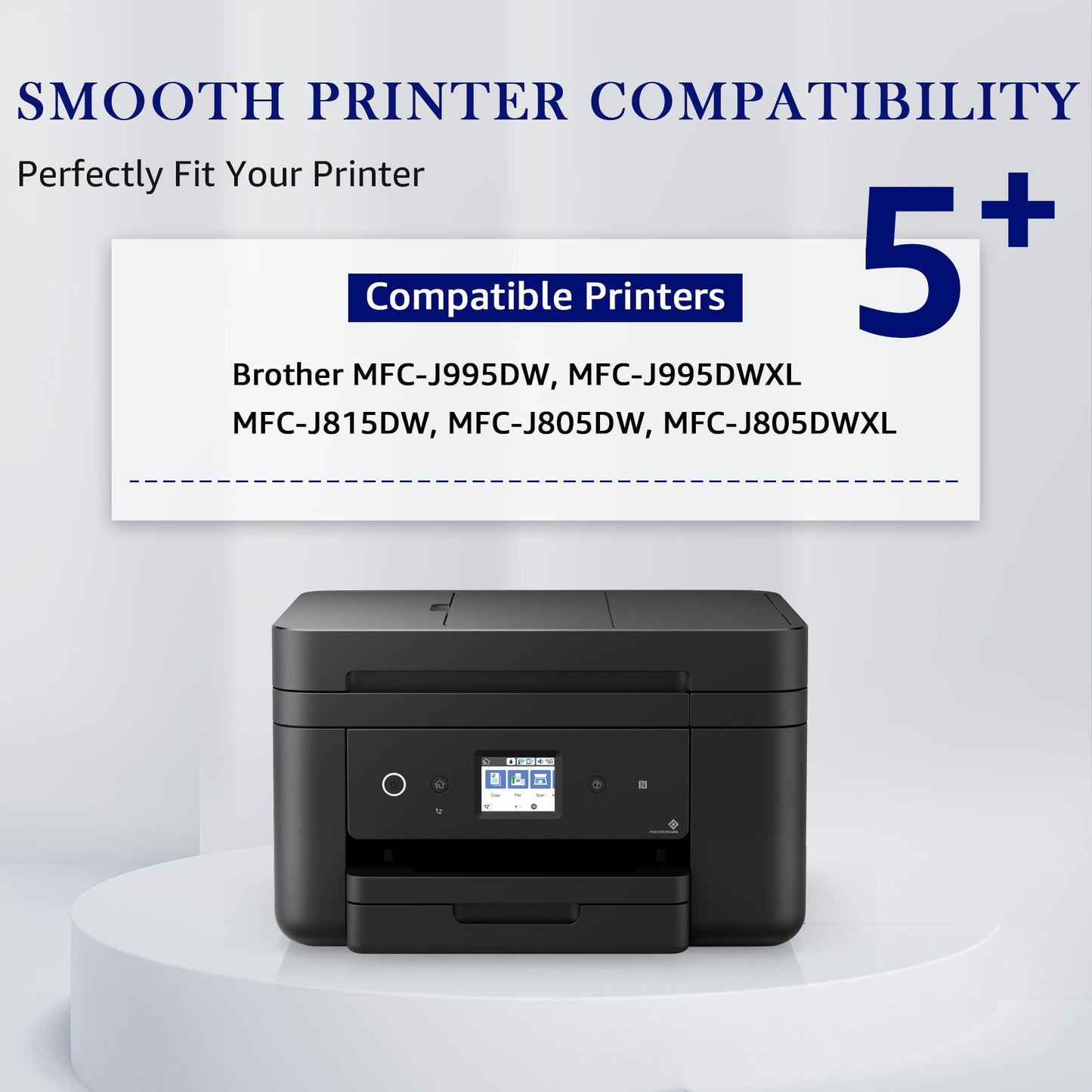 MooHo Ink Cartridges, Compatible for Brother LC3033 LC 3033 LC-3033, Work with Brother MFC-J995DW MFC-J995DWXL MFC-J805DW MFC-J805DWXL MFC-J815DW Printer (1Black, 1 Cyan, 1Magenta, 1Yellow)