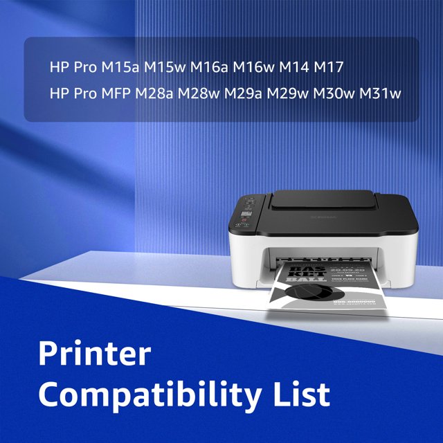 48A Toner Cartridge Compatible for HP 48A M28w M16w M31w M30w M15a M16a M28a M29a M15 M29 M28 Printer Ink (Black, 2-Pack)