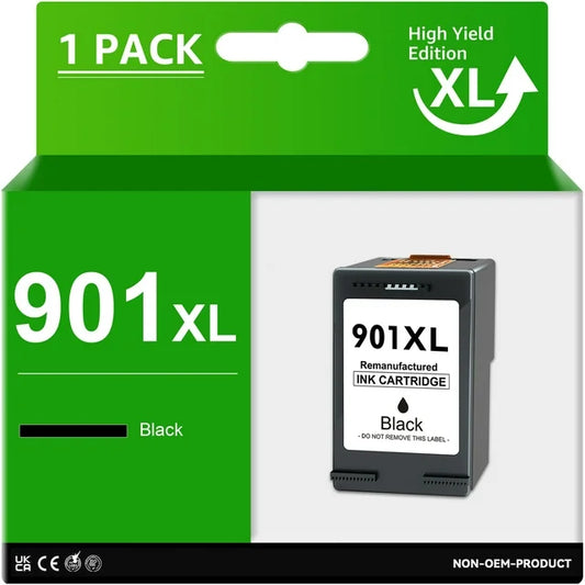 901 901xl 901 XL Black Ink Cartridge Replacement(Black, 1 Pack)