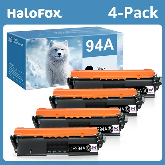 94A CF294A 94X CF294X Black High Yield Toner Cartridges for HP LaserJet Pro M118dw MFP M148dw M148fdw M149fdw (4-Pack, Black)