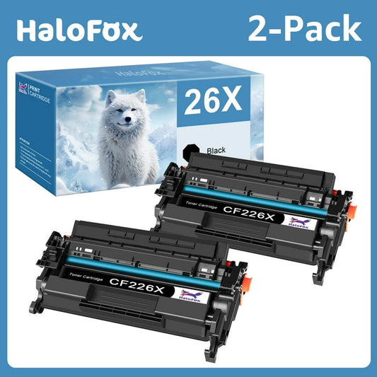 CF226X 26X Toner Cartridge Replacement for HP 26X CF226X Toner Compatible with HP Laserjet Pro M402n M402d M402dn M402dw HP Laserjet Pro MFP M426fdw M426fdn M426dw Printer (2-Pack, Black)