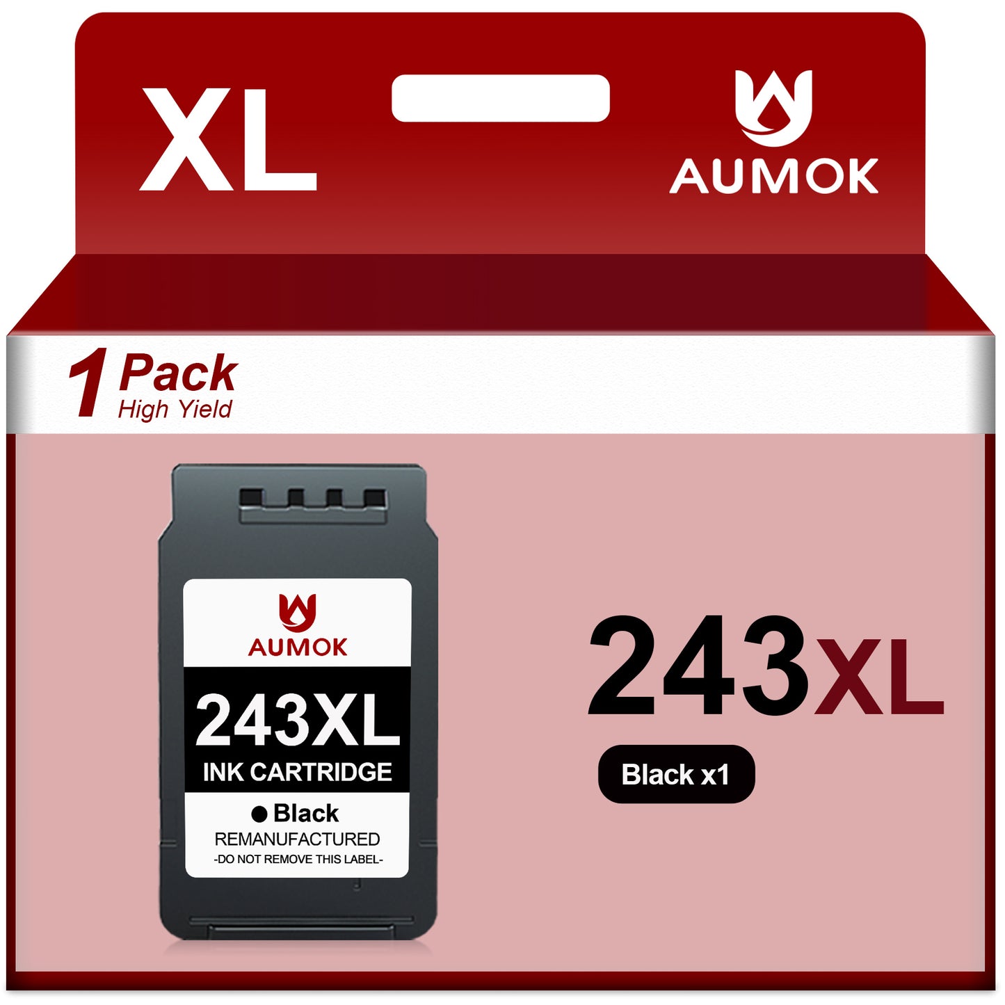 243XL 243XL Ink Cartridge for Canon Printer Ink 243 PG-243 XL Black Ink 1-Pack for Canon Pixma MG2500 MG2522 MG2922 TS3122 TS3322 TS202 R4520 TR4522 MX490 Printers (PG243 Black, 1-Pack)