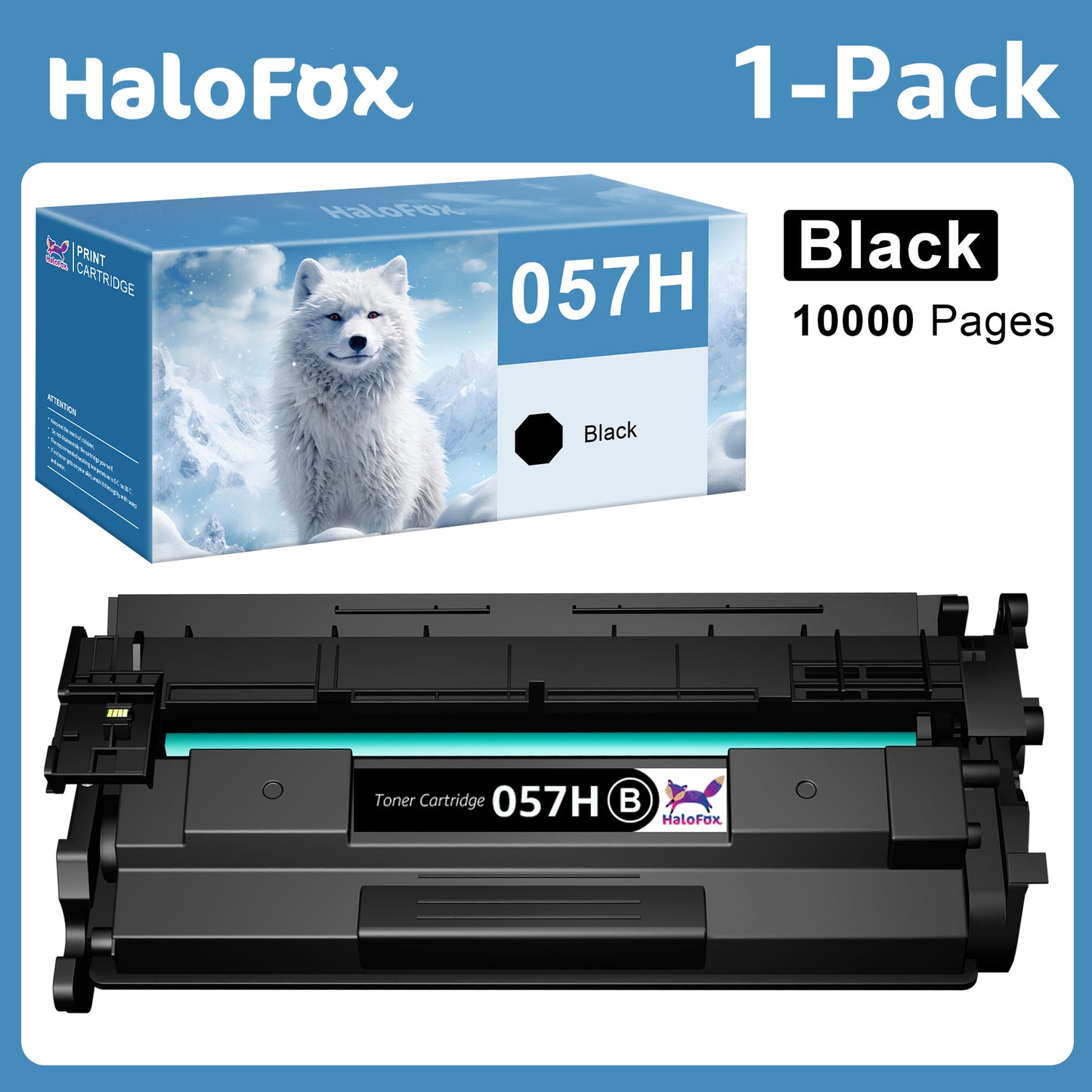 057H Toner Cartridge High Yield Replacement for Canon 057H Work with Canon ImageCLASS MF445dw MF448dw MF449dw LBP226dw LBP227dw LBP228dw MF445 Laser Printer Black, 1-Pack