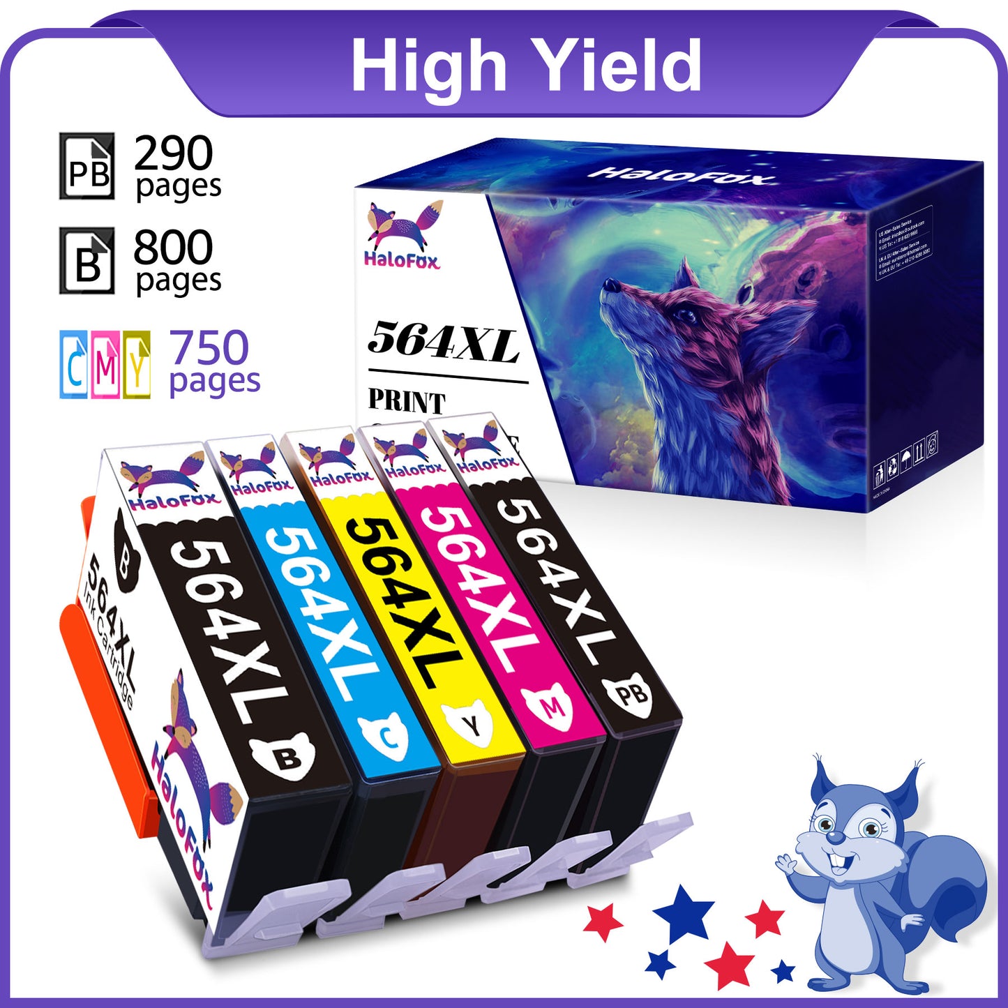 564 Ink Cartridges (5 Pack)