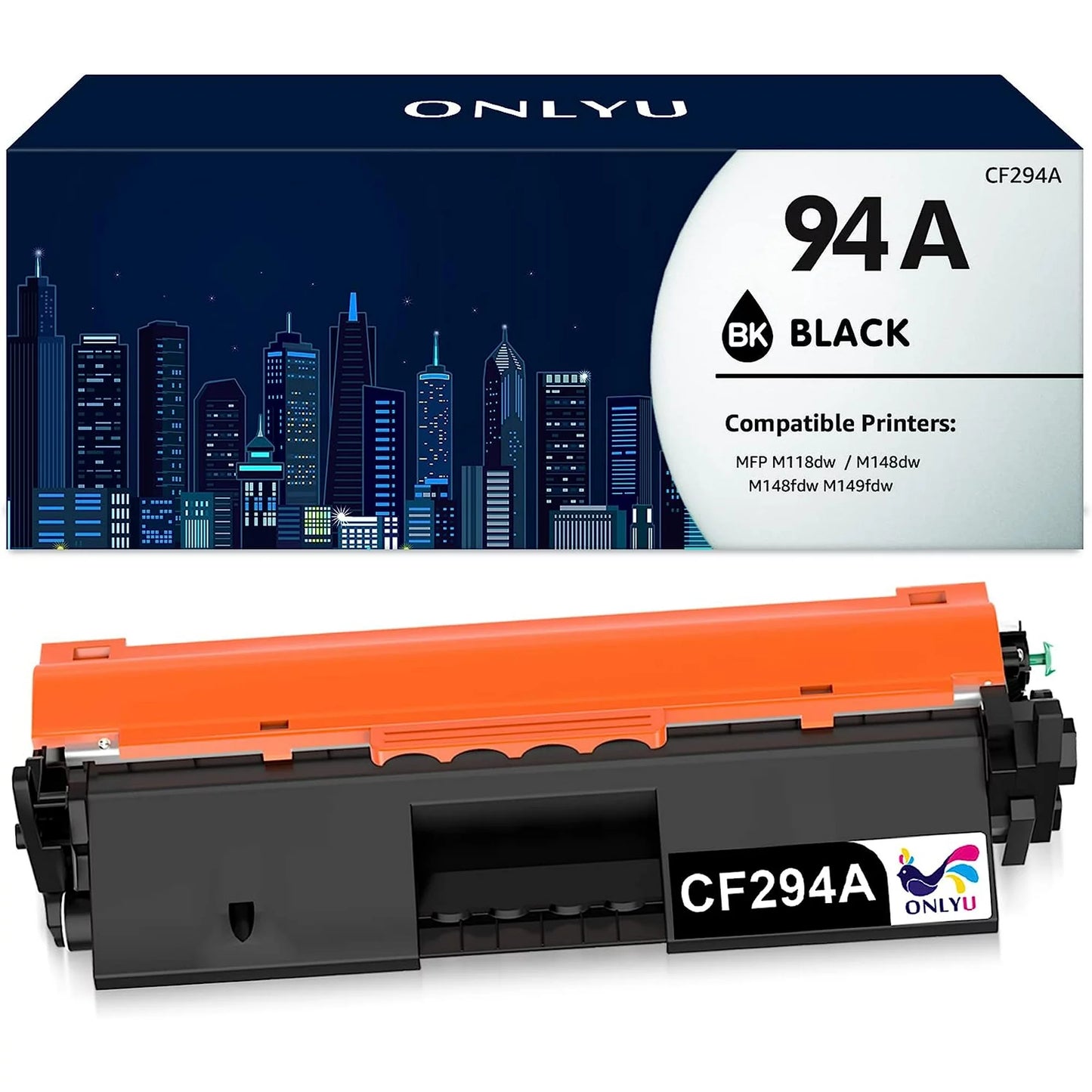 94A Toner Cartridge CF294A Black Toner Cartridge Replacement for HP Printer, 1 Black