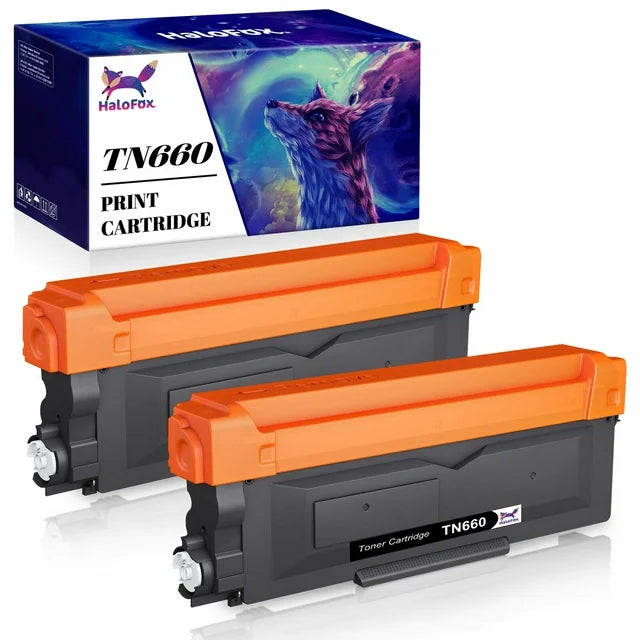 HaloFox 2-Pack Compatible Toner for Brother(Black)