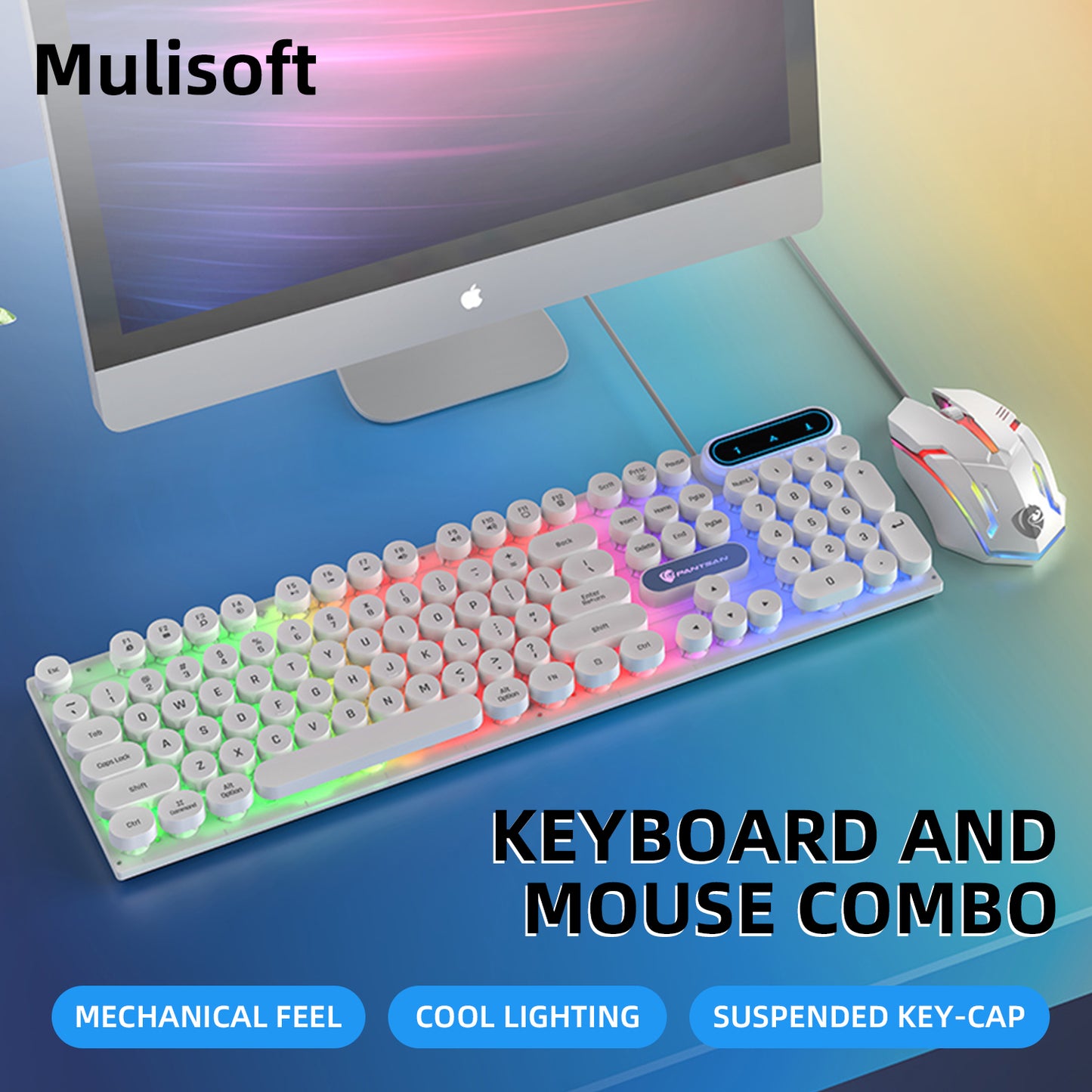 Keyboard and Mouse Combo White