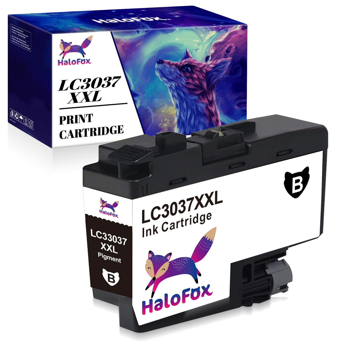 LC3037XXL Black Ink Cartridges High-Yield Replacement for Brother LC 3037 XXL LC-3037XXL LC3037BK for MFC-J6945DW MFC-J6545DW MFC-J5845DW MFC-J5945DW (Black, 1 Pack)