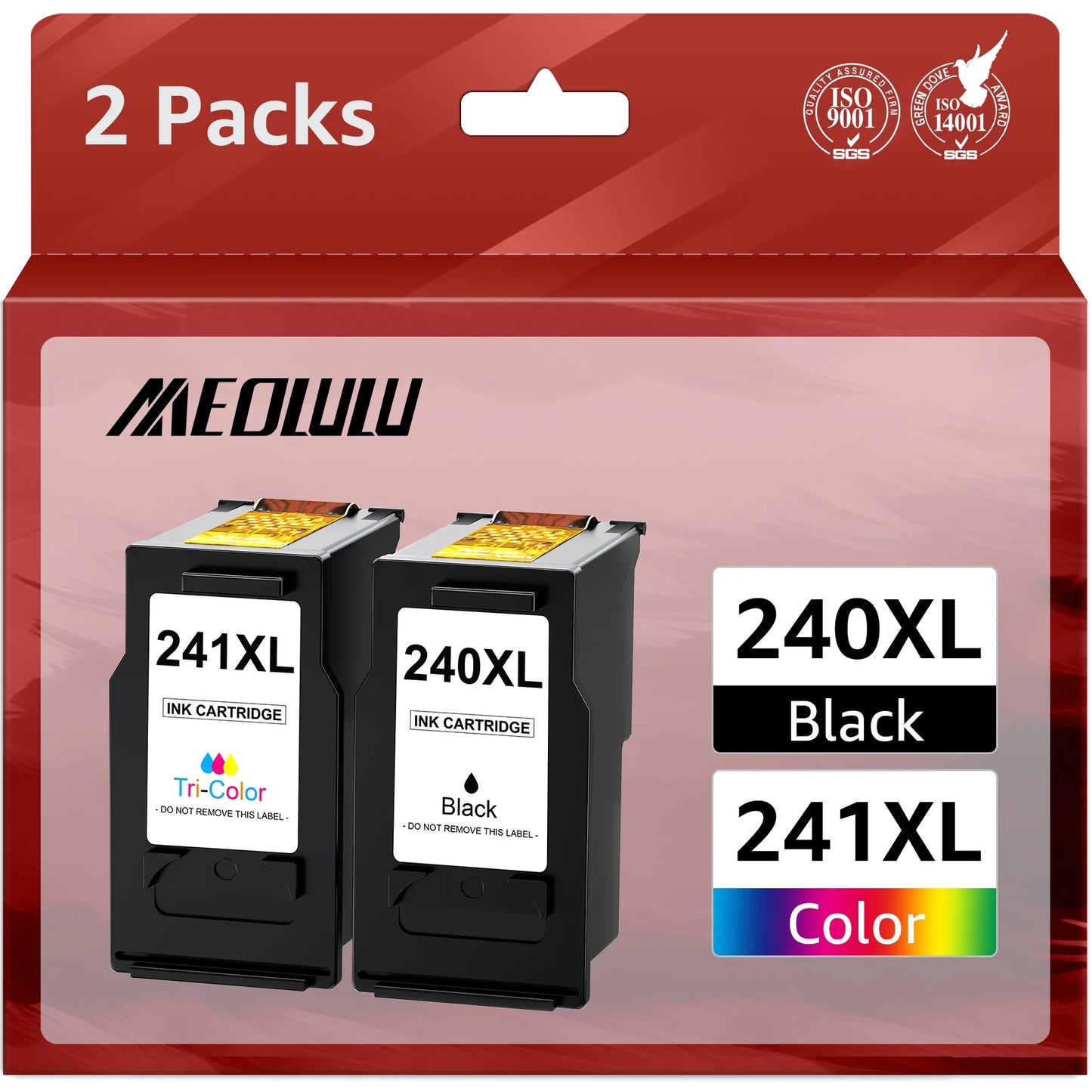 PG-240 XL Black Ink Cartridge Replacement for Canon(2 Pack)