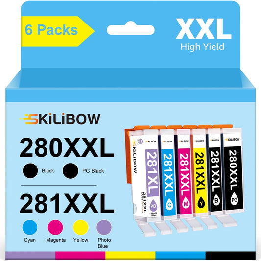 PGI-280XXL Ink Cartridge Replacement for Canon(6 Pack)