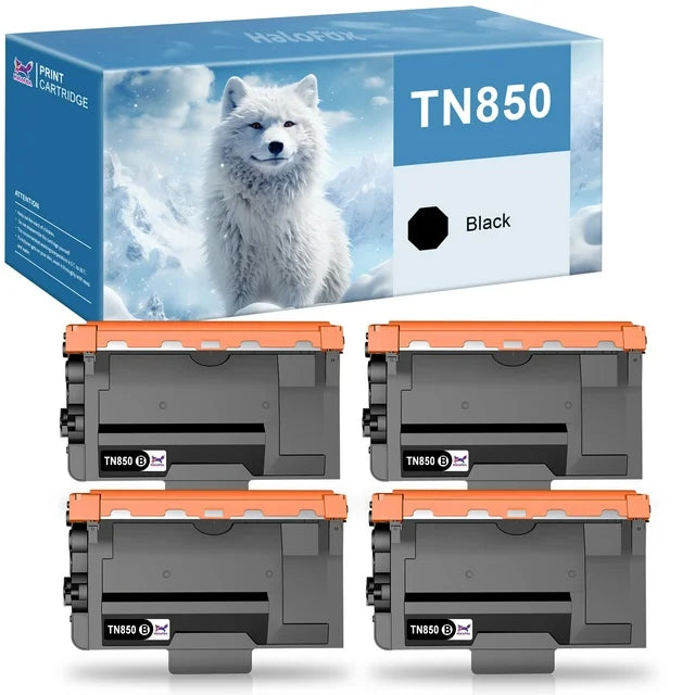 TN-850 TN850 TN820 TN-820 Compatible Toner Cartridge Replacement for Brother(4-Pack)